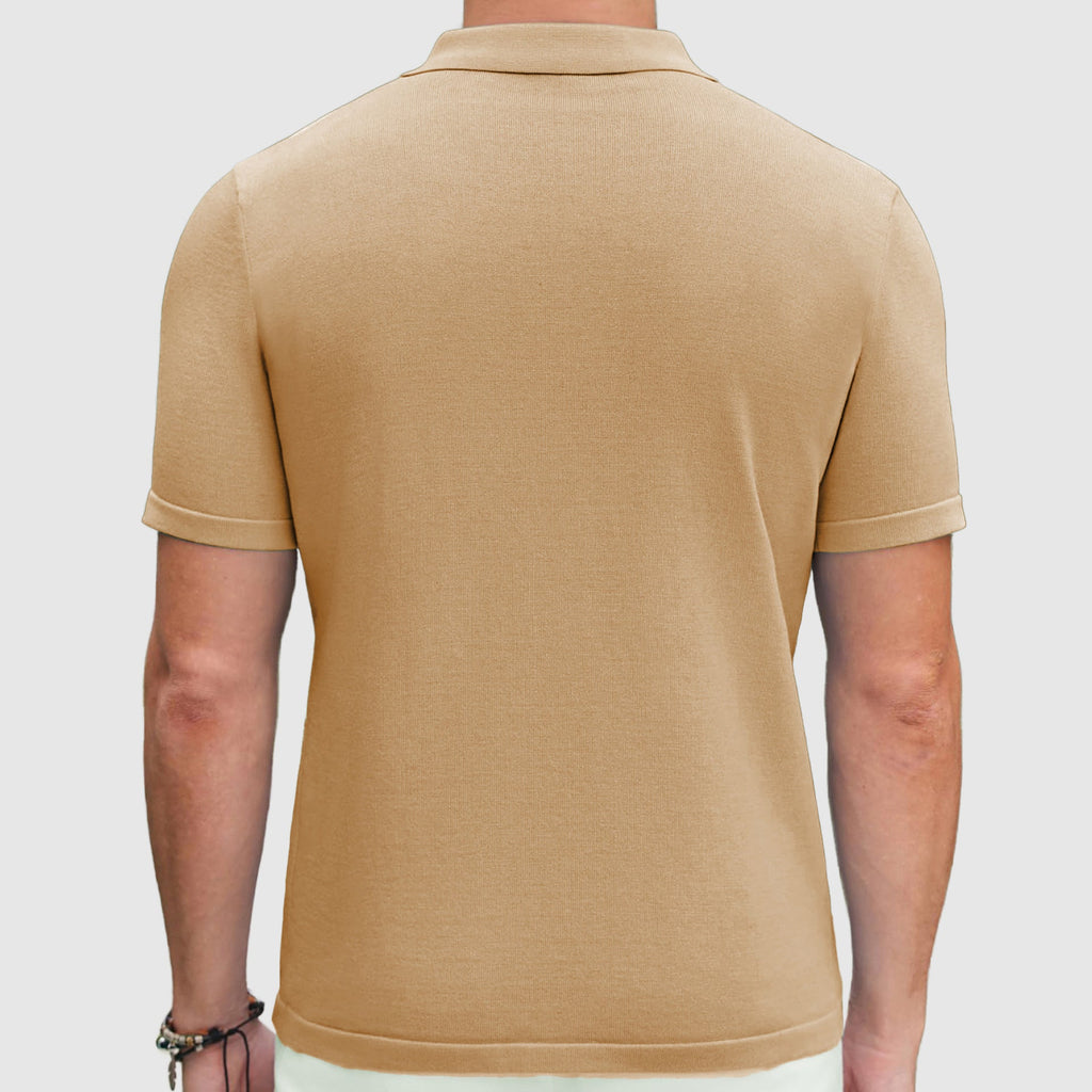 Mathis – Polo à col zippé homme