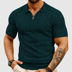 Mathis – Polo à col zippé homme