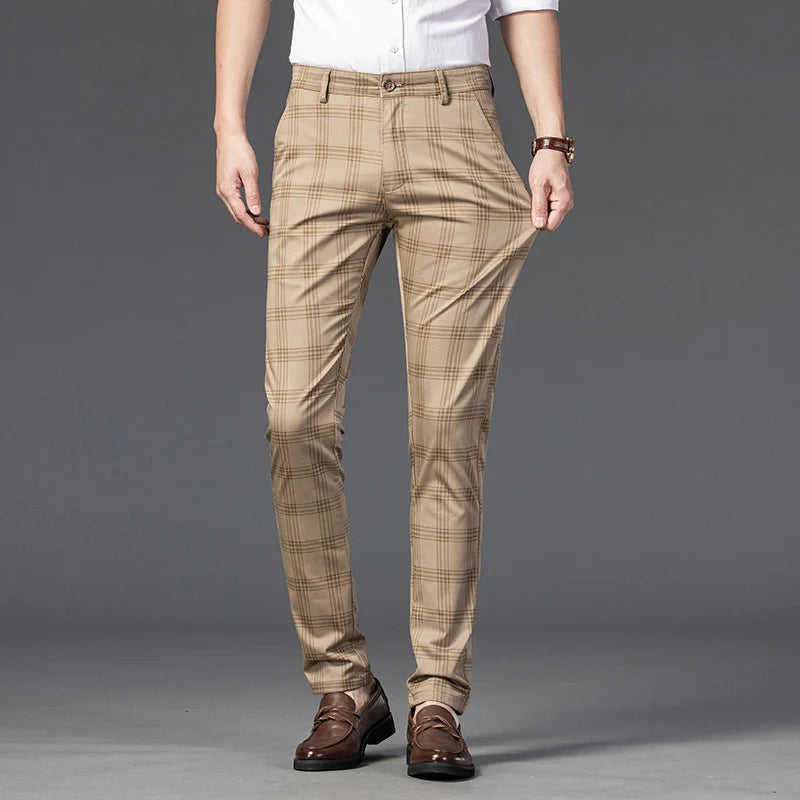 Victor – Pantalon à carreaux homme