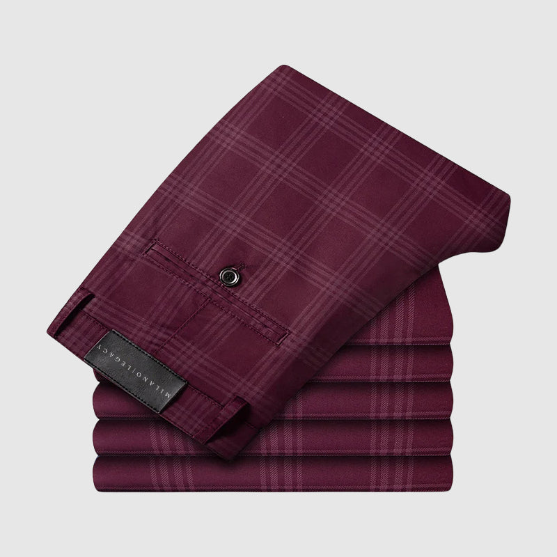 Victor – Pantalon à carreaux homme