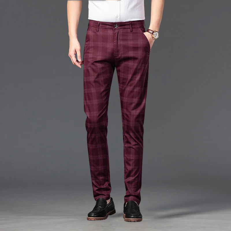 Victor – Pantalon à carreaux homme