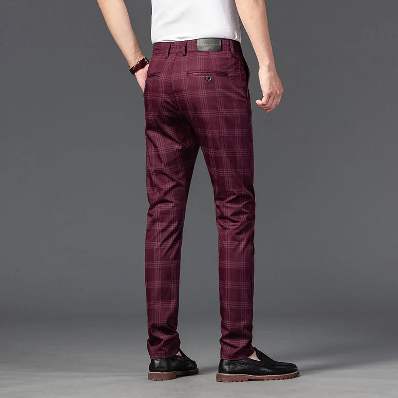 Victor – Pantalon à carreaux homme