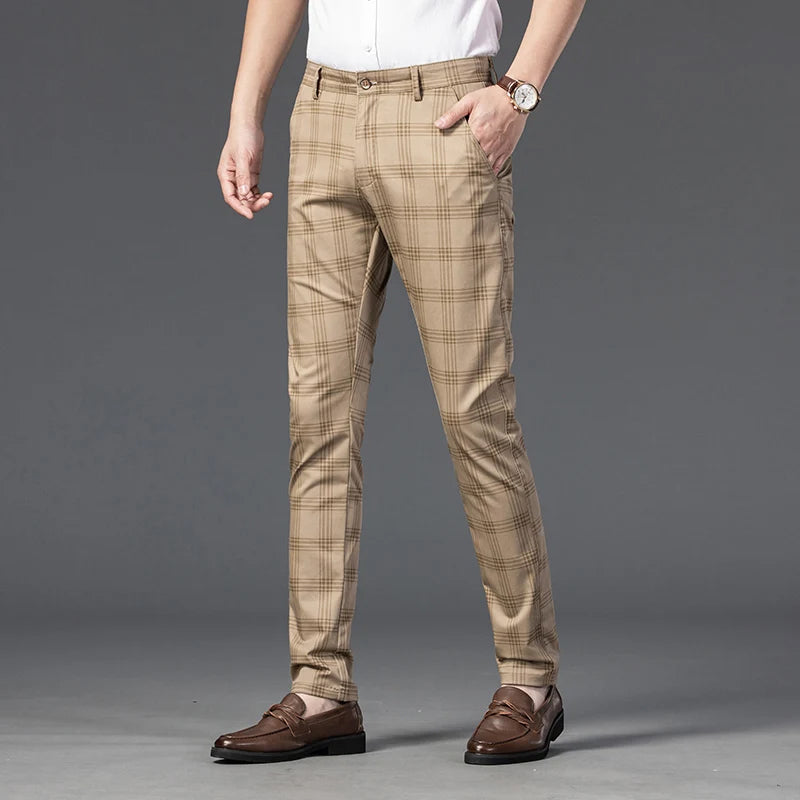 Victor – Pantalon à carreaux homme