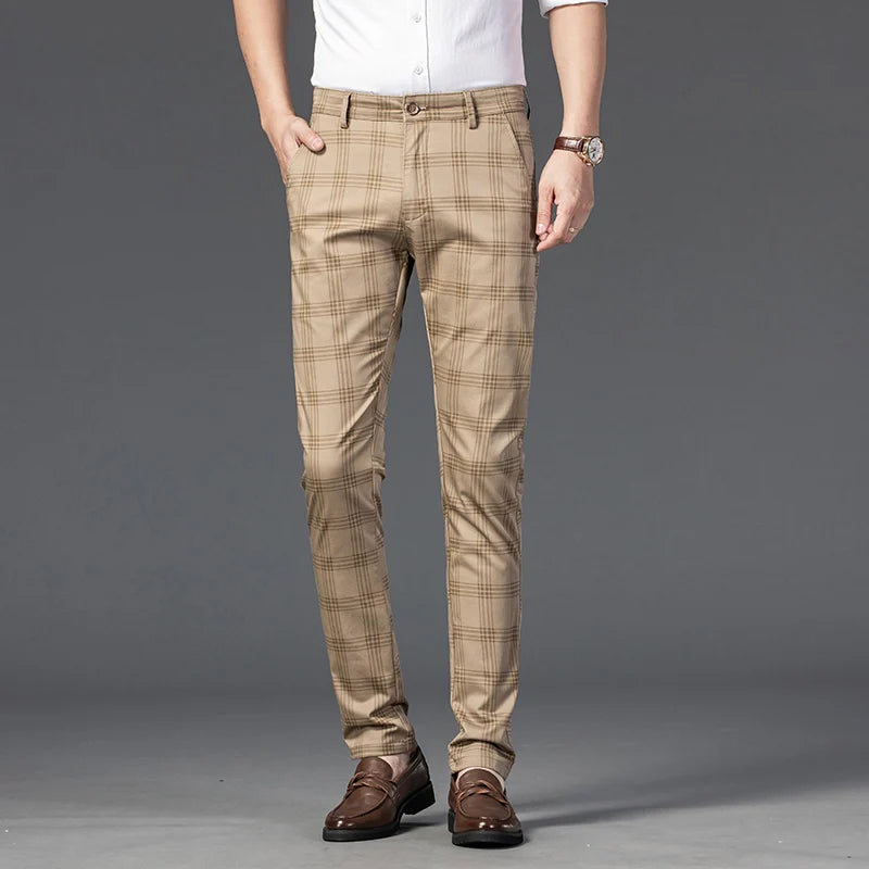 Victor – Pantalon à carreaux homme