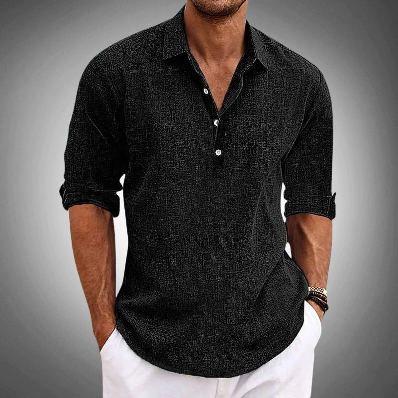 Éloi – Chemise à col revers homme
