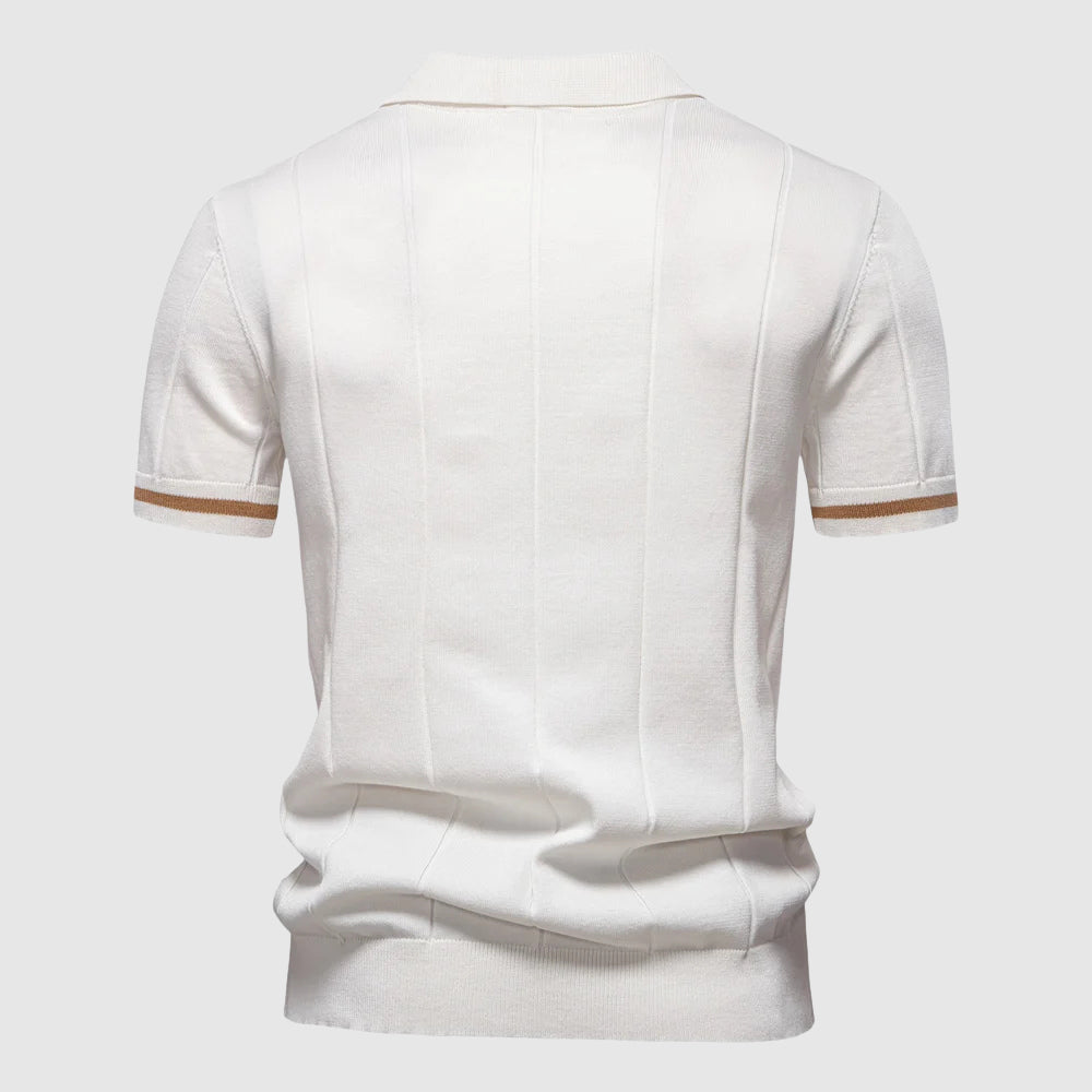 Axel – Polo à col zippé homme
