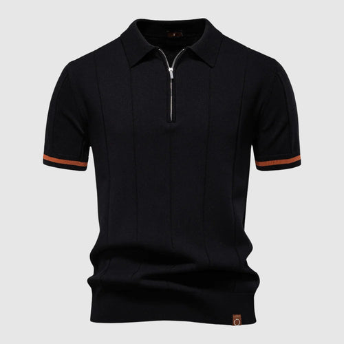 Axel – Polo à col zippé homme