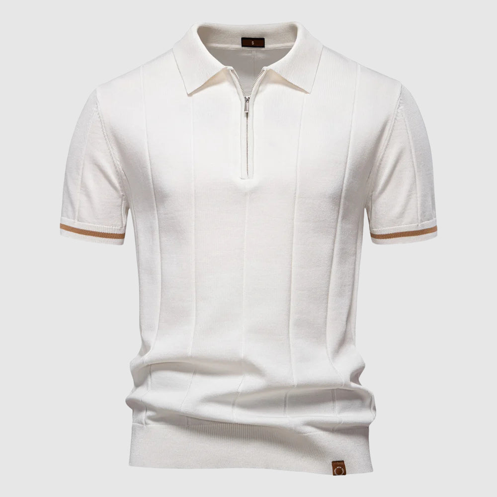 Axel – Polo à col zippé homme