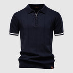 Axel – Polo à col zippé homme