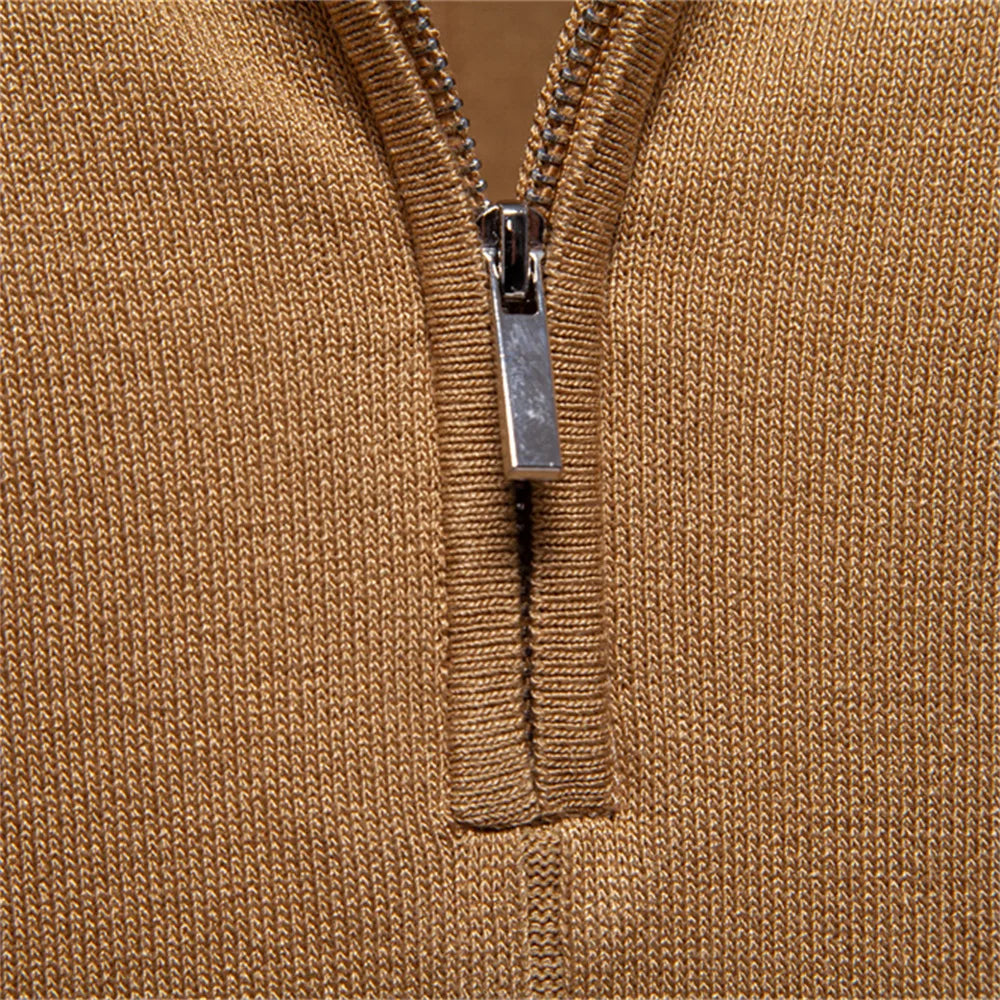 Axel – Polo à col zippé homme