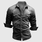 Noé – Chemise en denim à manches longues homme