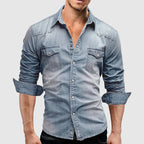 Noé – Chemise en denim à manches longues homme
